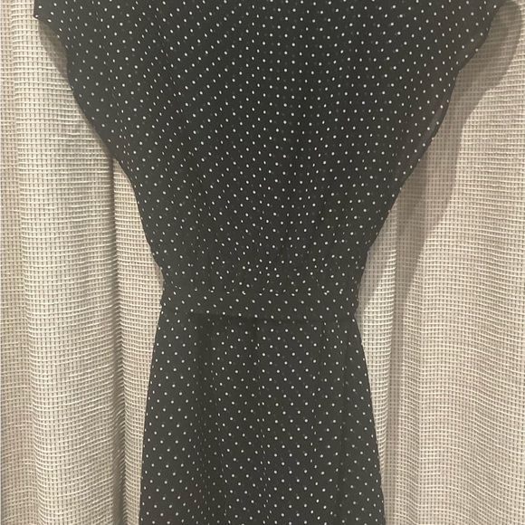 White House Black Market Black/White Polka Dot Dress, Size 4 - Picture 6 of 11